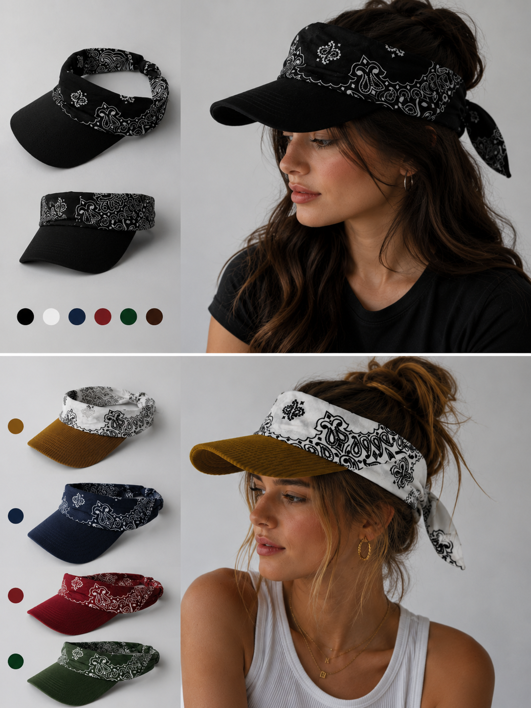 VAYLO® Bandana Şapka | Tek Ürün, 2 Farklı Kullanım